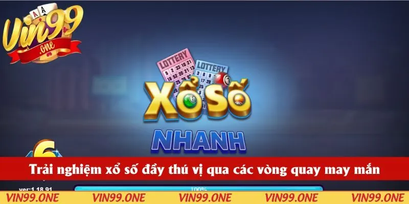 Trải nghiệm xổ số đầy thú vị qua các vòng quay may mắn tại Vin99